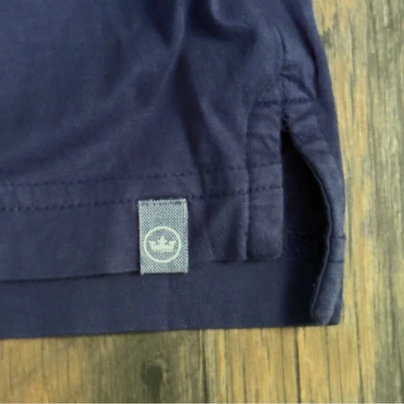 Peter Millar Polo Shirt Mens Pima Cotton Pocket Golf Short Sleeve Navy Small S - Picture 4 of 4
